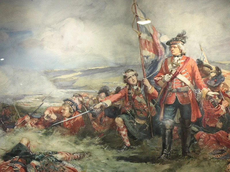1864 - William Skeoch Cumming - La Guardia Nera alla battaglia di Fontenoy